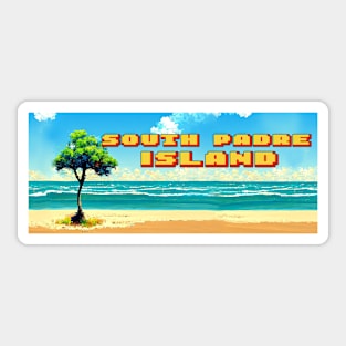 South Padre Island | 8 Bit | Retro | Vintage Sticker